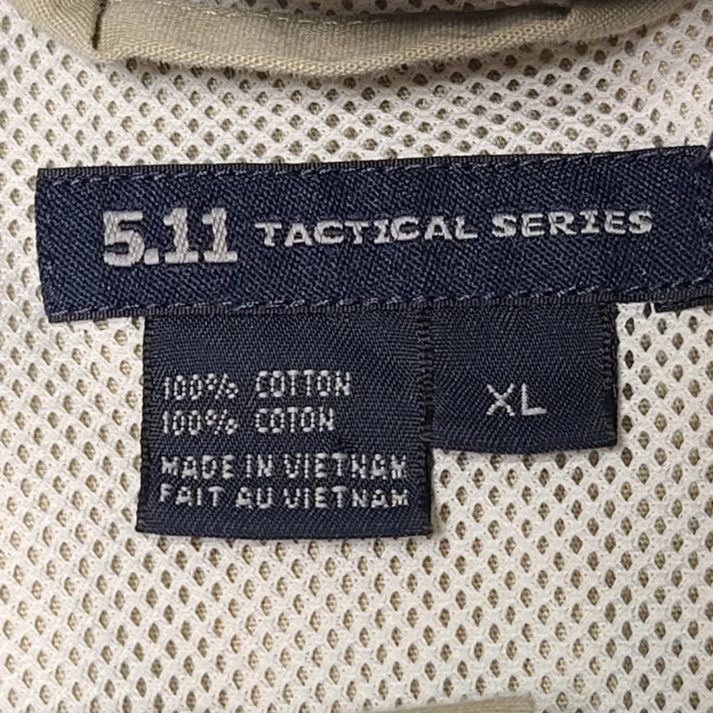 5.11‎ Tactical Shirt Mens XL Long Sleeve Pockets Outdoorsmen Vented